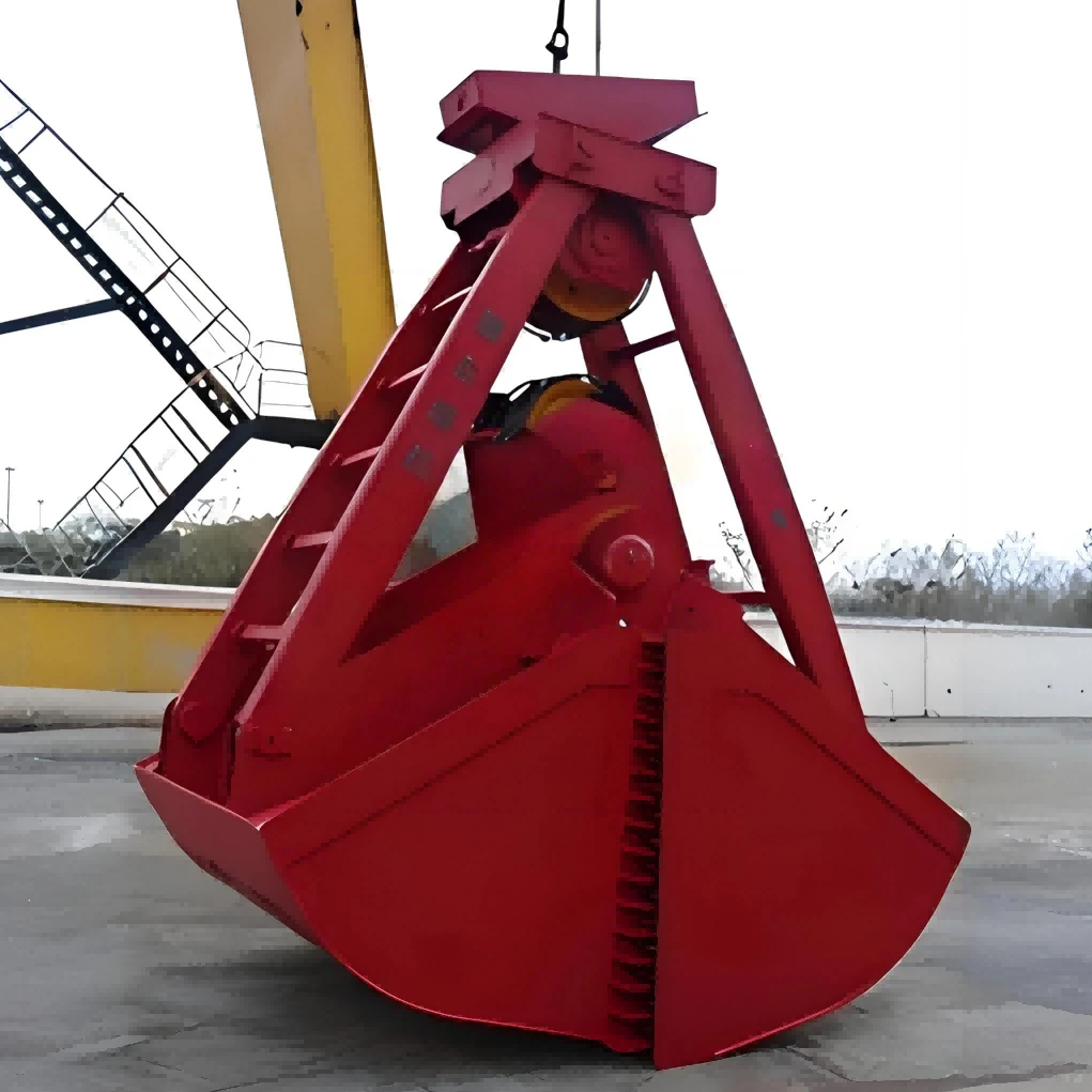 Double Cable Double Flap Mechanical Grab