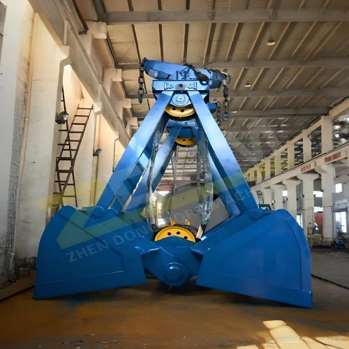 Four Cable Double Flap Mechanical Grab