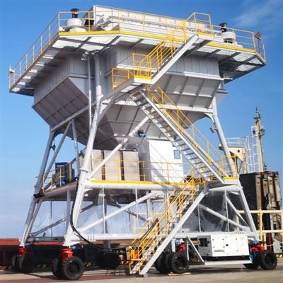 Mobile Dust Removal Hopper