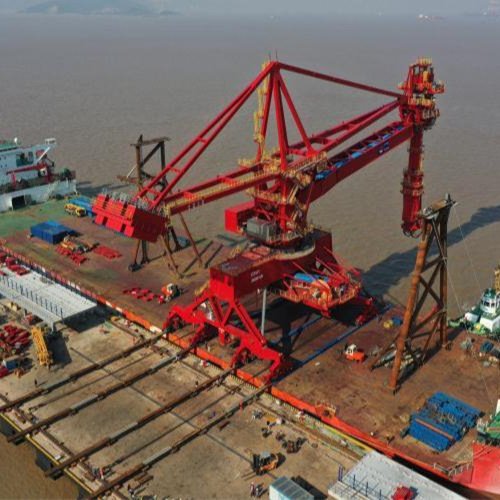 Rotary Mobile Floating Ship Loader